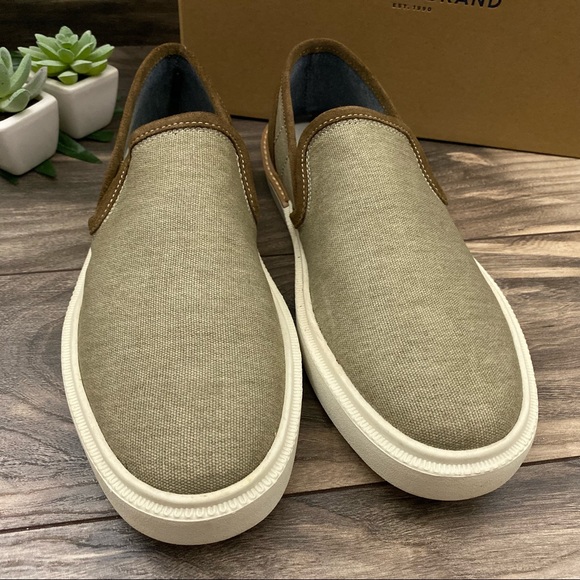 NIB Lucky Brand Dexter Washed Canvas Slip On - Picture 3 of 11